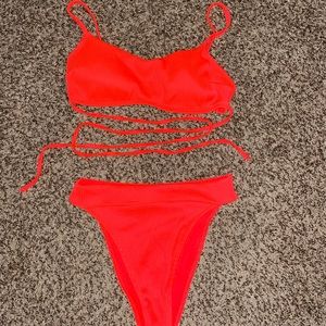 Hollister High Leg High Rise Bikini Set